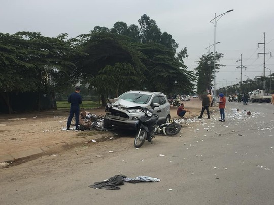 Nam tài xế gây tai nạn liên hoàn khiến 2 vợ chồng tử vong ra trình diện - Ảnh 1.