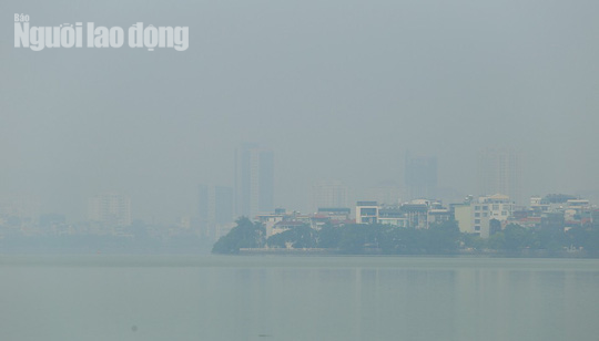 Hình ảnh không khí đặc quánh, mờ mịt ở Hà Nội - Ảnh 5.
