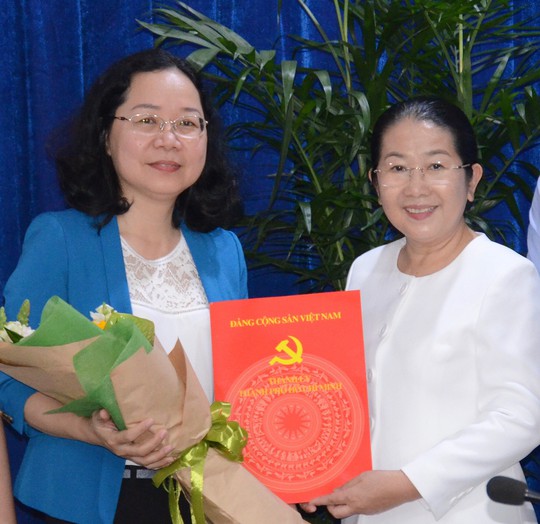 Bà Thái Thị Bích Liên giữ chức Bí thư Quận ủy quận 4 - Ảnh 1.
