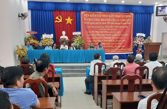 VKS Tây Ninh xin lỗi 7 người trong gia đình bị oan sai suốt 40 năm - Ảnh 1.