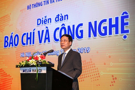 Bộ trưởng Nguyễn Mạnh Hùng: Nhiều cơ quan báo chí đã lỗi hẹn với công nghệ - Ảnh 1.