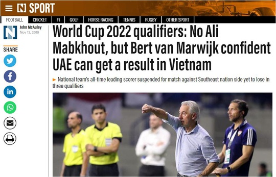 HLV UAE: Chạm trán tuyển Việt Nam là một thử thách khó khăn - Ảnh 1.