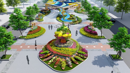 Nhiều tạo hình độc đáo ở đường hoa Nguyễn Huệ Tết Canh Tý 2020 - Ảnh 3.