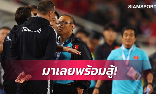 Sợ phạt vì khiêu khích HLV Park Hang-seo, trợ lý HLV Thái Lan xin lỗi chung chung - Ảnh 1.