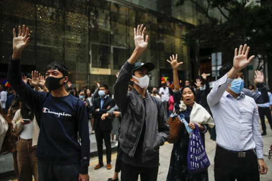 Biểu tình Hồng Kông: Thượng viện Mỹ thông qua dự luật nhạy cảm - Ảnh 2.