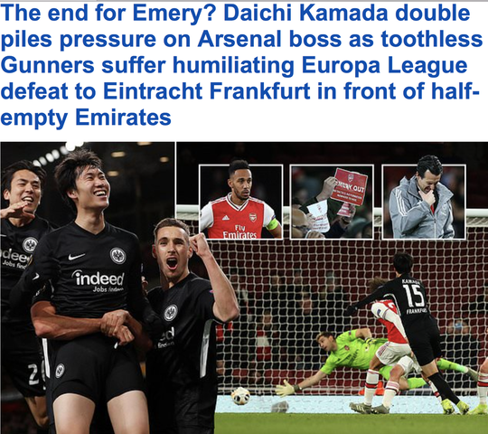 Arsenal thất bại ở Europa League, Unai Emery bị yêu cầu từ chức - Ảnh 6.