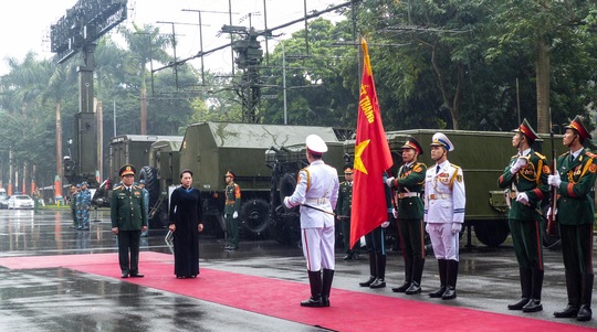 Cận cảnh lãnh đạo cấp cao dự lễ kỷ niệm Ngày thành lập Quân đội nhân dân Việt Nam - Ảnh 3.
