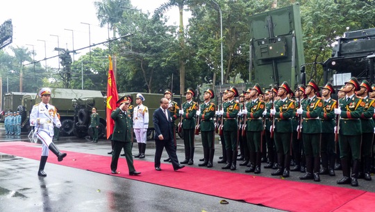 Cận cảnh lãnh đạo cấp cao dự lễ kỷ niệm Ngày thành lập Quân đội nhân dân Việt Nam - Ảnh 1.