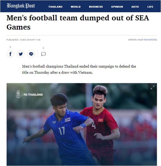 Báo Thái đau xót trước thất bại của Thái Lan tại SEA Games 30 - Ảnh 3.
