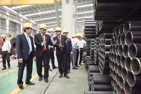 Tôn Hoa Sen khánh thành nhà máy ống kẽm nhúng nóng 85.000 tấn - Ảnh 4.