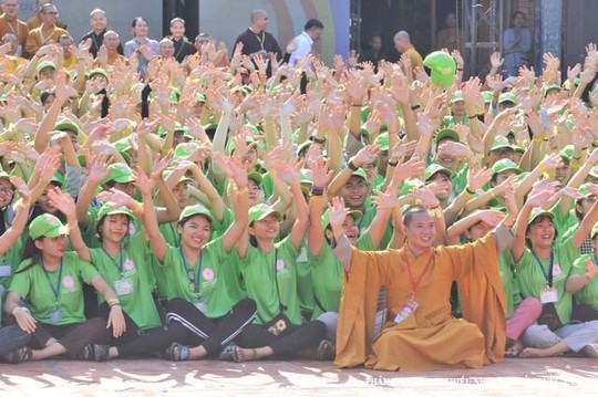 Hơn 1.500 bạn trẻ về Cần Thơ tham gia Hội trại “Tuổi trẻ và Phật giáo” - Ảnh 1.