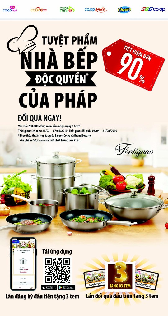 Cơ hội duy nhất nhận bộ tuyệt phẩm nhà bếp
