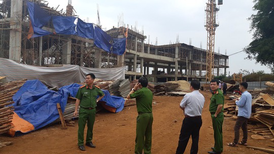 Sập công trình Trung tâm Dịch vụ việc làm tỉnh Đắk Lắk - Ảnh 2.