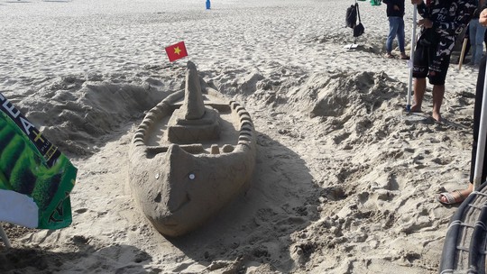 Độc đáo các tác phẩm tại cuộc thi xây tượng cát trên biển Đà Nẵng - Ảnh 5.