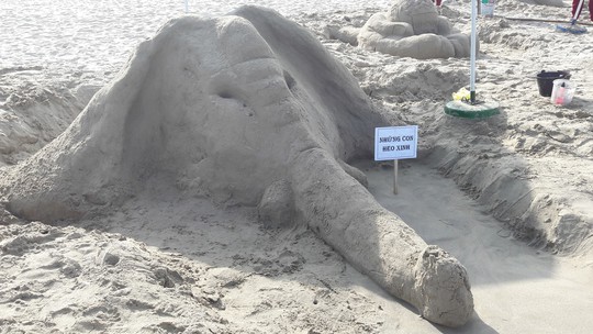 Độc đáo các tác phẩm tại cuộc thi xây tượng cát trên biển Đà Nẵng - Ảnh 7.
