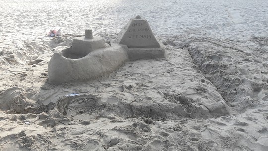 Độc đáo các tác phẩm tại cuộc thi xây tượng cát trên biển Đà Nẵng - Ảnh 13.