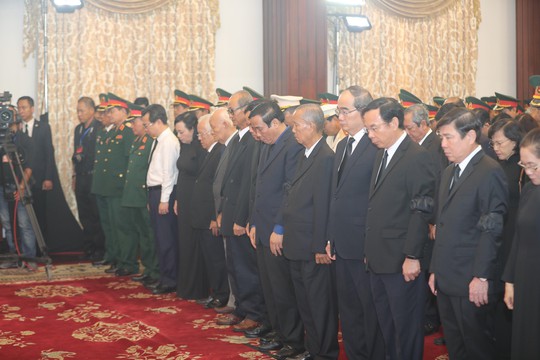 Lê truy điệu nguyên Chủ tịch nước Lê Đức Anh - Ảnh 4.