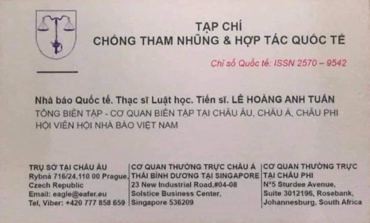 Vụ tự xưng nhà báo quốc tế: Hội Nhà báo Việt Nam sẽ xác minh, kiểm tra - Ảnh 2.