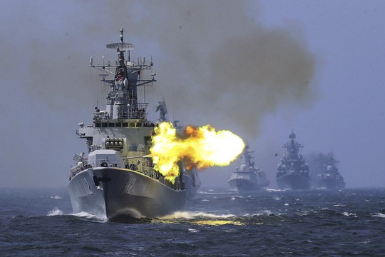 Trung Quốc tập trận bắn đạn thật gần eo biển Đài Loan - Ảnh 1.