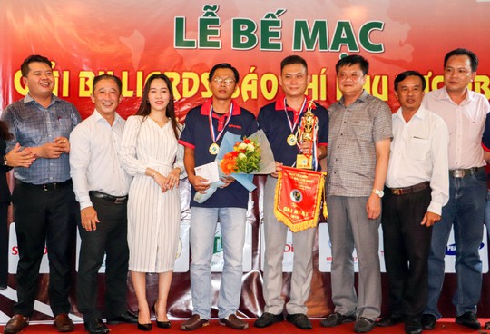Giải Bida Báo chí ĐBSCL lần thứ 12 do Báo Người Lao Động tổ chức thành công tốt đẹp - Ảnh 1.