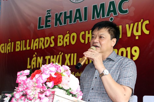 Khai mạc Giải Bida Báo chí ĐBSCL mở rộng lần thứ 12- 2019 - Ảnh 1.