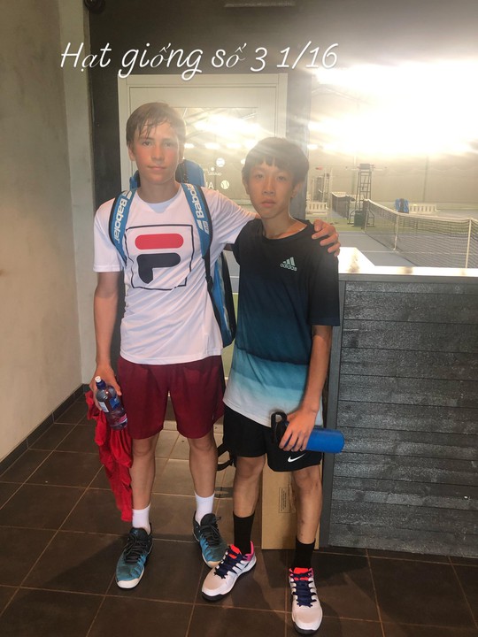 13 tuổi nhưng Phạm Lê Hoàng Anh vô địch U16 Giải Quần vợt ở Thụy Điển - Ảnh 2.