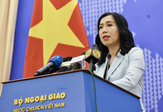 Người phát ngôn trả lời về thông tin hàng Trung Quốc đội lốt hàng Việt Nam xuất sang Mỹ - Ảnh 1.