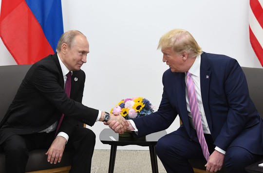Hai Tổng thống Putin và Trump gặp nhau bên lề G20 - Ảnh 2.