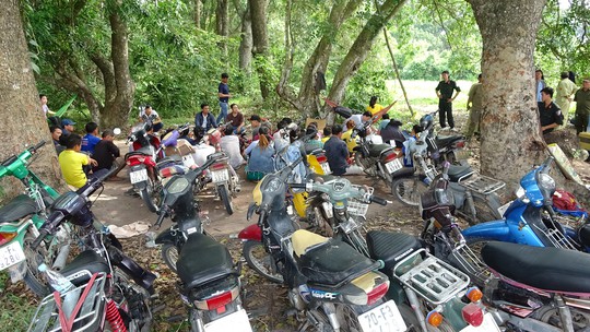 Lo o te nan tren dao Nhim o Tay Ninh