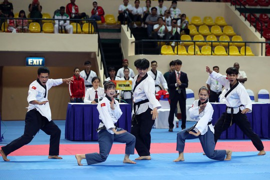 Châu Tuyết Vân cùng đồng đội bay như chim tại giải Vô địch Taekwondo châu Á mở rộng 2019 - Ảnh 3.