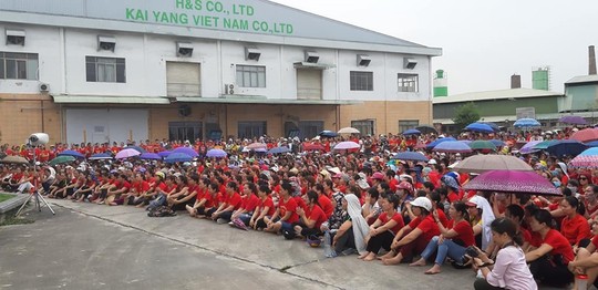 Lãnh đạo mới Công ty KaiYang Việt Nam ra mắt, cam kết thanh toán trước 50% tiền lương tháng 7-2019 - Ảnh 1.