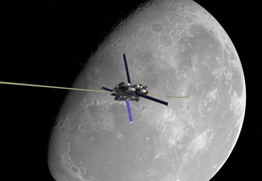 Thang máy đi lên mặt trăng là khả thi - Ảnh 1.