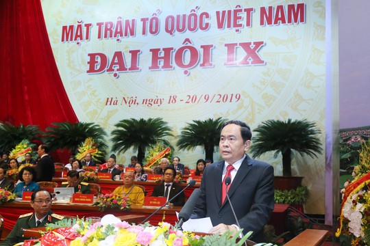 Khai mạc Đại hội đại biểu toàn quốc Mặt trận Tổ quốc Việt Nam lần thứ IX - Ảnh 3.