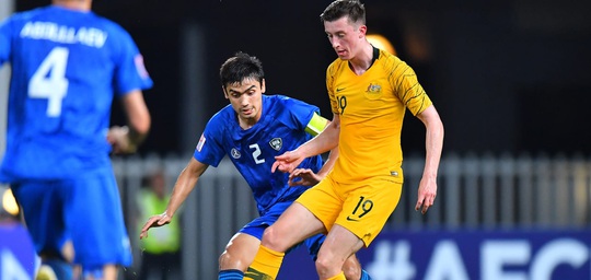 Đánh bại ĐKVĐ Uzbekistan, U23 Úc giành vé dự Olympic 2020 - Ảnh 2.