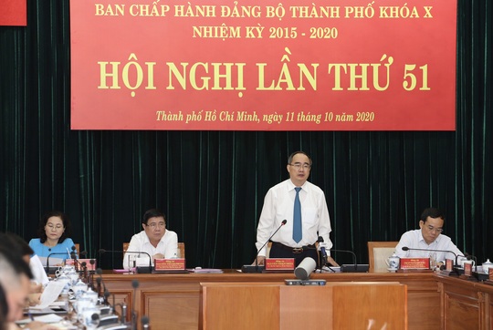 Bế mạc Hội nghị lần thứ 51 Ban Chấp hành Đảng bộ TP HCM khóa X - Ảnh 1.
