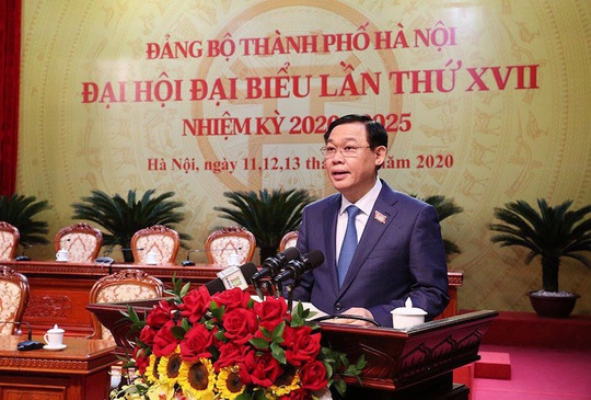 Tổng Bí thư, Chủ tịch nước Nguyễn Phú Trọng dự và chỉ đạo Đại hội Đảng bộ TP Hà Nội XVII - Ảnh 4.
