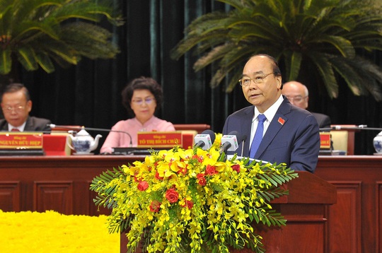 Thủ tướng Nguyễn Xuân Phúc: Đại hội mang tính quyết định tương lai của TP HCM - Ảnh 1.