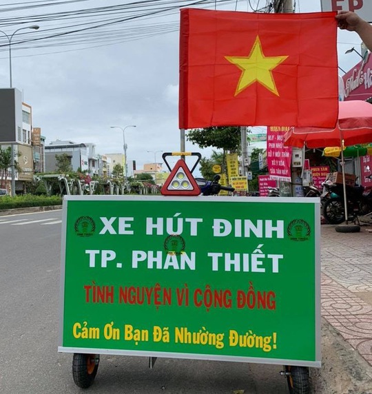 Nhóm SBC Bình Thuận chế xe hút đinh, triệt đường làm ăn của đinh tặc - Ảnh 1.