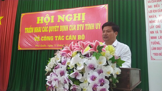 CLIP: Tân Bí thư Huyện ủy Phú Quốc cam kết trên cương vị mới - Ảnh 3.