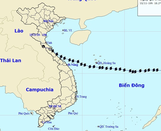 Tin cuối cùng về cơn bão số 13 - Ảnh 1.