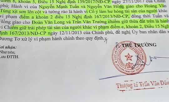 Công an đề nghị xử lý nhóm người bao chiếm nhà trái phép ở Phú Quốc - Ảnh 3.