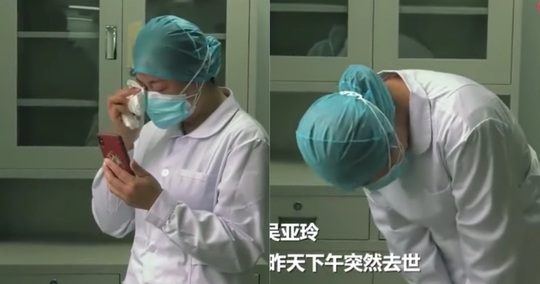 Biết tin mẹ mất, nữ y tá Vũ Hán khóc lạy 3 lần rồi quay lại làm việc - Ảnh 2.