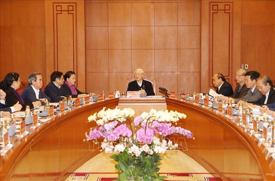 Tổng Bí thư, Chủ tịch nước Nguyễn Phú Trọng chủ trì họp Tiểu ban Văn kiện Đại hội XIII - Ảnh 4.