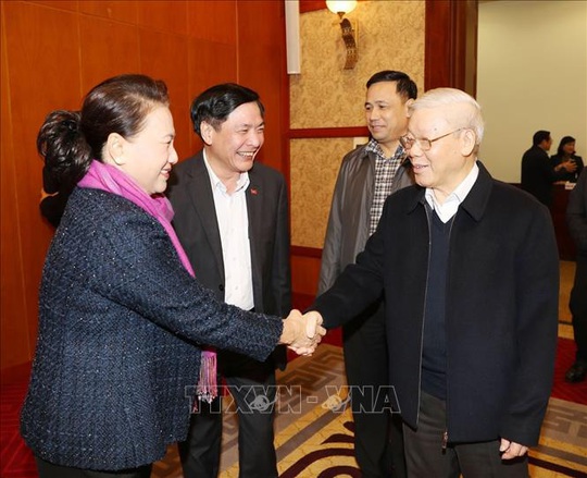 Tổng Bí thư, Chủ tịch nước Nguyễn Phú Trọng chủ trì họp Tiểu ban Văn kiện Đại hội XIII - Ảnh 5.