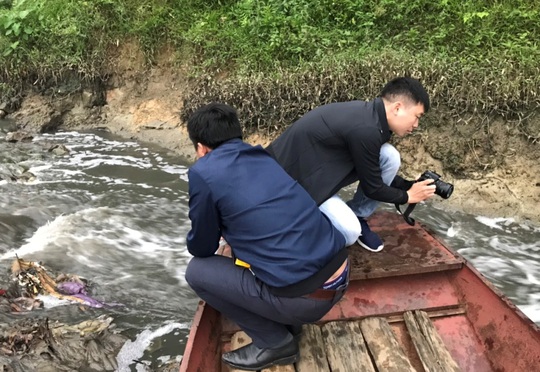 Chưa rõ nguyên nhân hơn 11 tấn cá chết bất thường trên sông Chu - Ảnh 2.