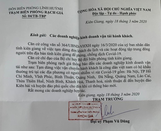 Kiểm điểm người ra thông báo bêu tên 13 tỉnh, thành có người mắc Covid-19 - Ảnh 1.