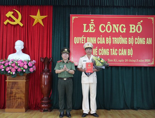 Điều động, bổ nhiệm nhiều nhân sự chủ chốt Công an tỉnh Quảng Nam - Ảnh 1.