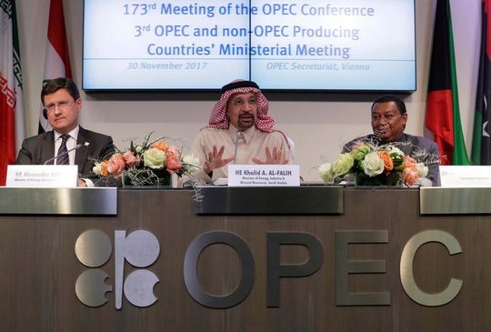 Tổ chức OPEC+ giảm sốc sản lượng dầu trước áp lực từ Mỹ - Ảnh 1.