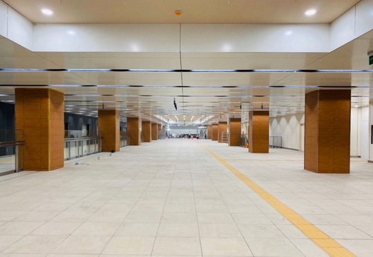 Tuyến metro Bến Thành - Suối Tiên: Diện mạo mới ga Nhà hát TP - Ảnh 3.