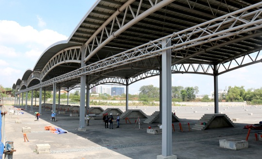 Cận cảnh Depot và ga trên cao tuyến metro Bến Thành - Suối Tiên - Ảnh 4.